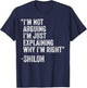 Shiloh Quote Funny Birthday Custom Name Idea Engineer T-Shirt - T-Shirt | Navy