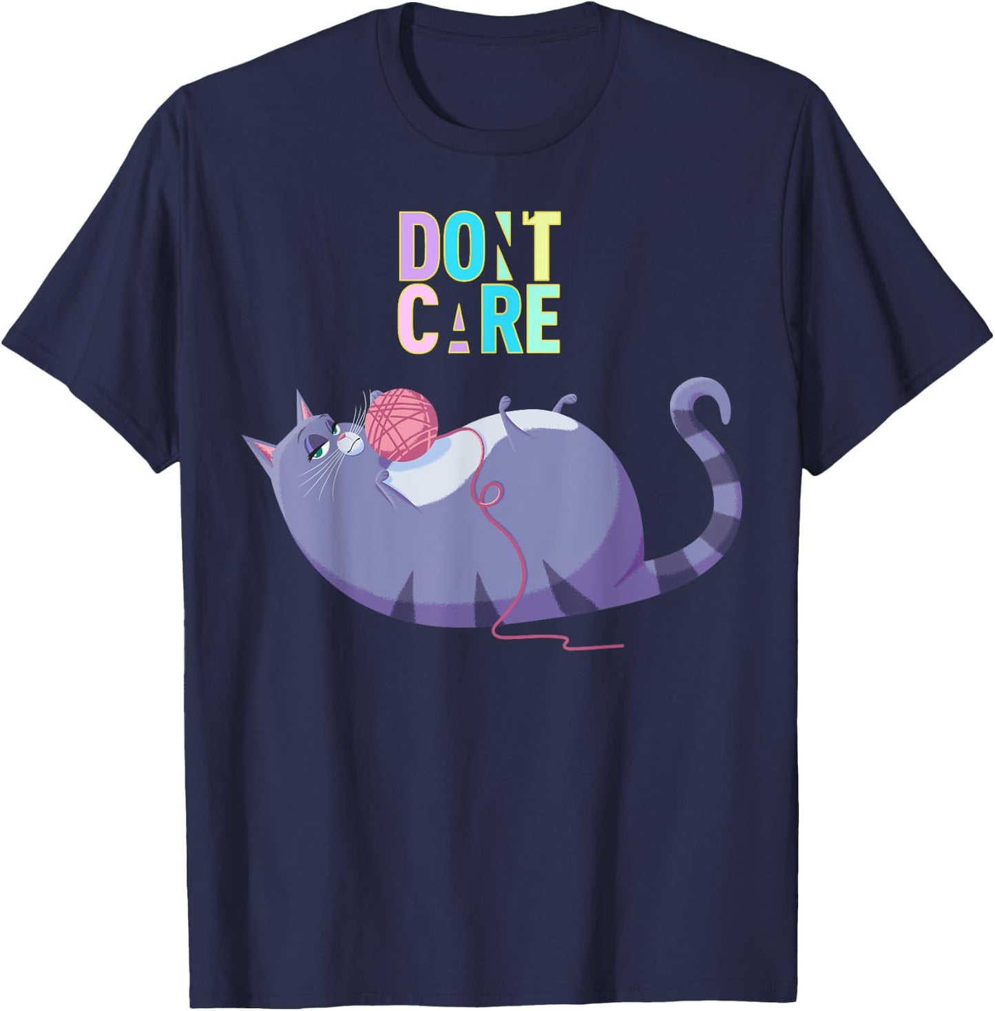 The Secret Life of Pets 2 Chloe Don't Care T-Shirt - T-Shirt | Navy