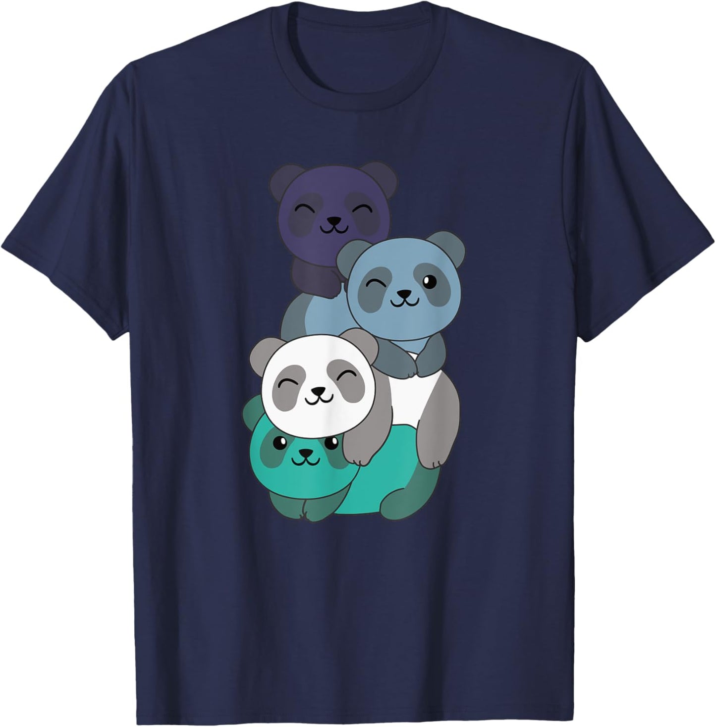 Oriented Aroace Flag Gay Pride Month Lgbtq Panda T-Shirt - T-Shirt | Navy