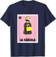 La Fabuela Mexican Bingo Card Game Spanish Grandma Abuela T-Shirt - T-Shirt | Navy