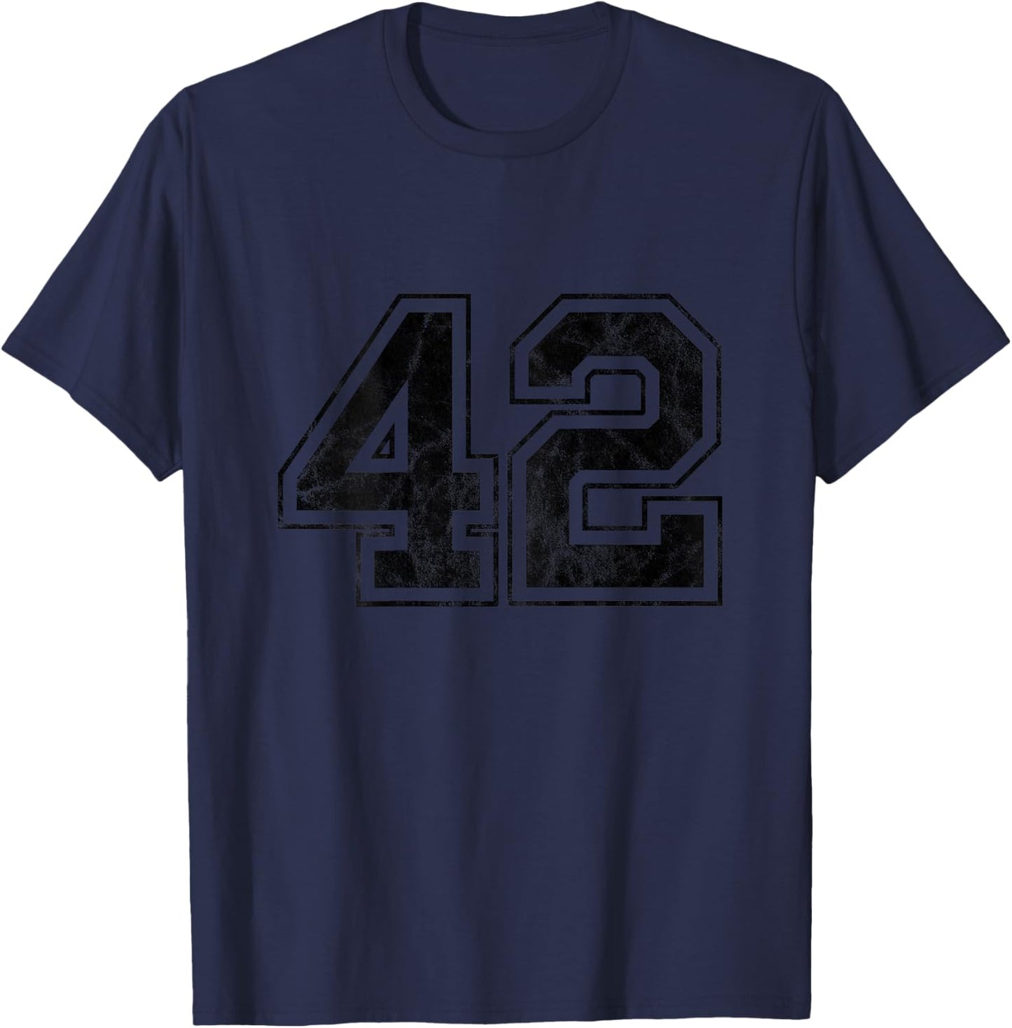 Number 42 on the back T-Shirt - T-Shirt | Navy