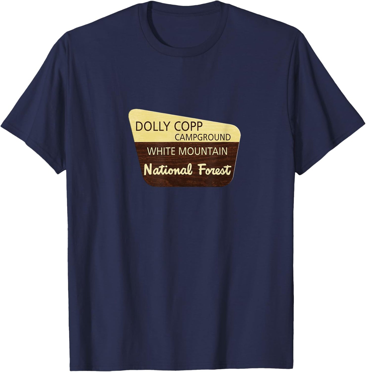 Dolly Copp Campground White Mountain National Forest T-Shirt - T-Shirt | Navy