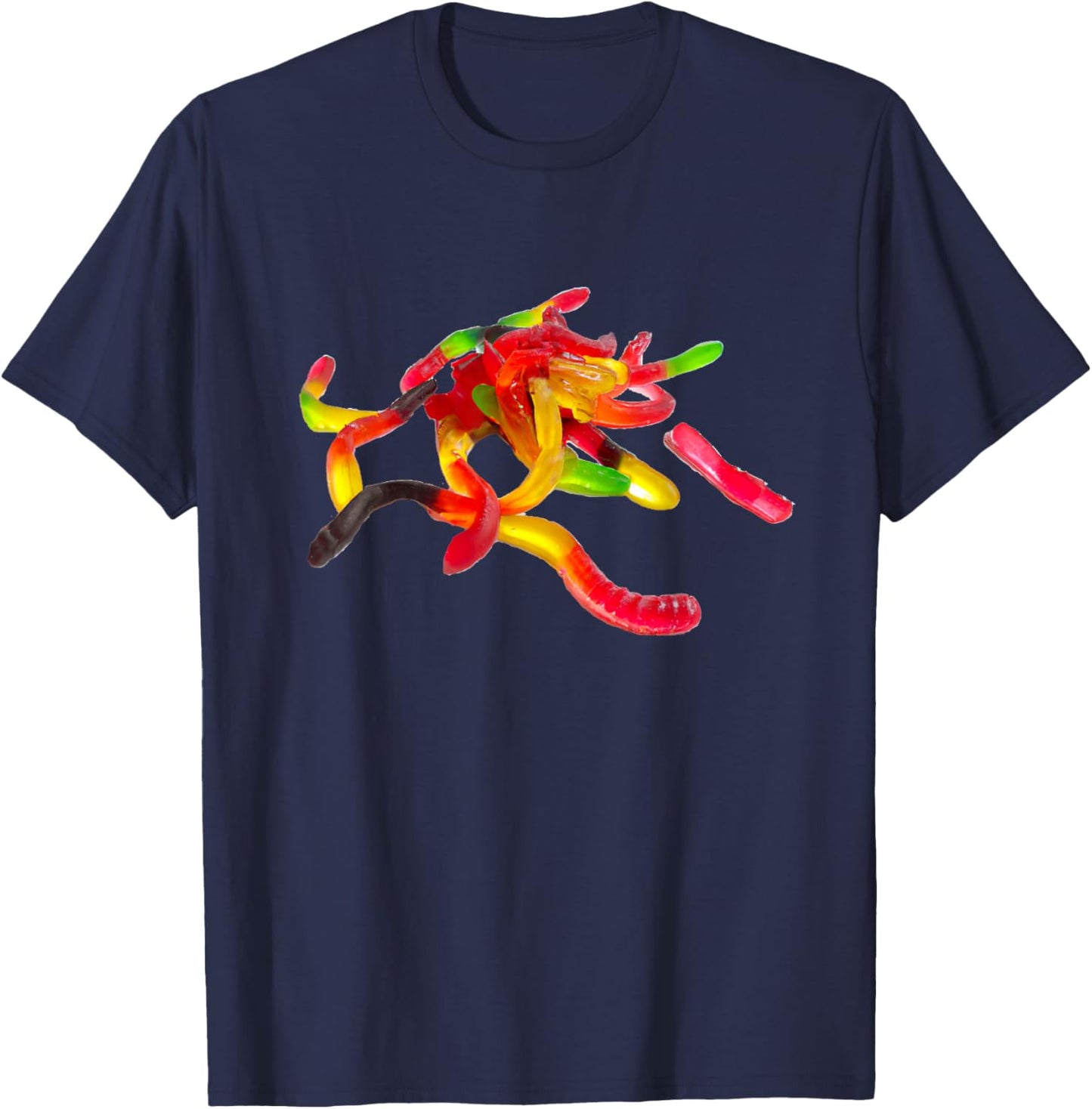 Gummy Worms T-Shirt - T-Shirt | Navy
