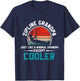 Zipline Grandpa Vintage Men Grandfather Ziplining T-Shirt - T-Shirt | Navy