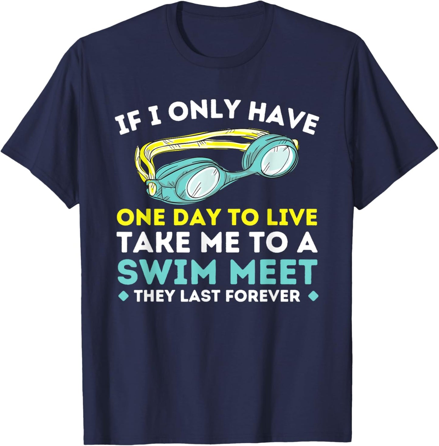 Take Me To A Swim Meet - Swimming Swimmer Water Sports T-Shirt - T-Shirt | Navy