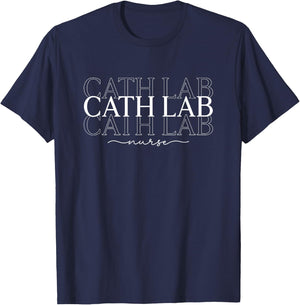 Cath Lab Nurse Cath Lab Nursing Design Men T-Shirt - T-Shirt | Navy