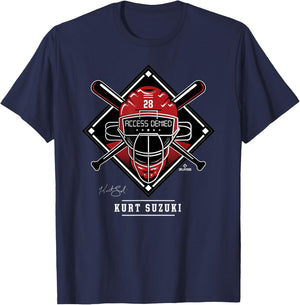 Access Denied Kurt Suzuki T-Shirt - T-Shirt | Navy
