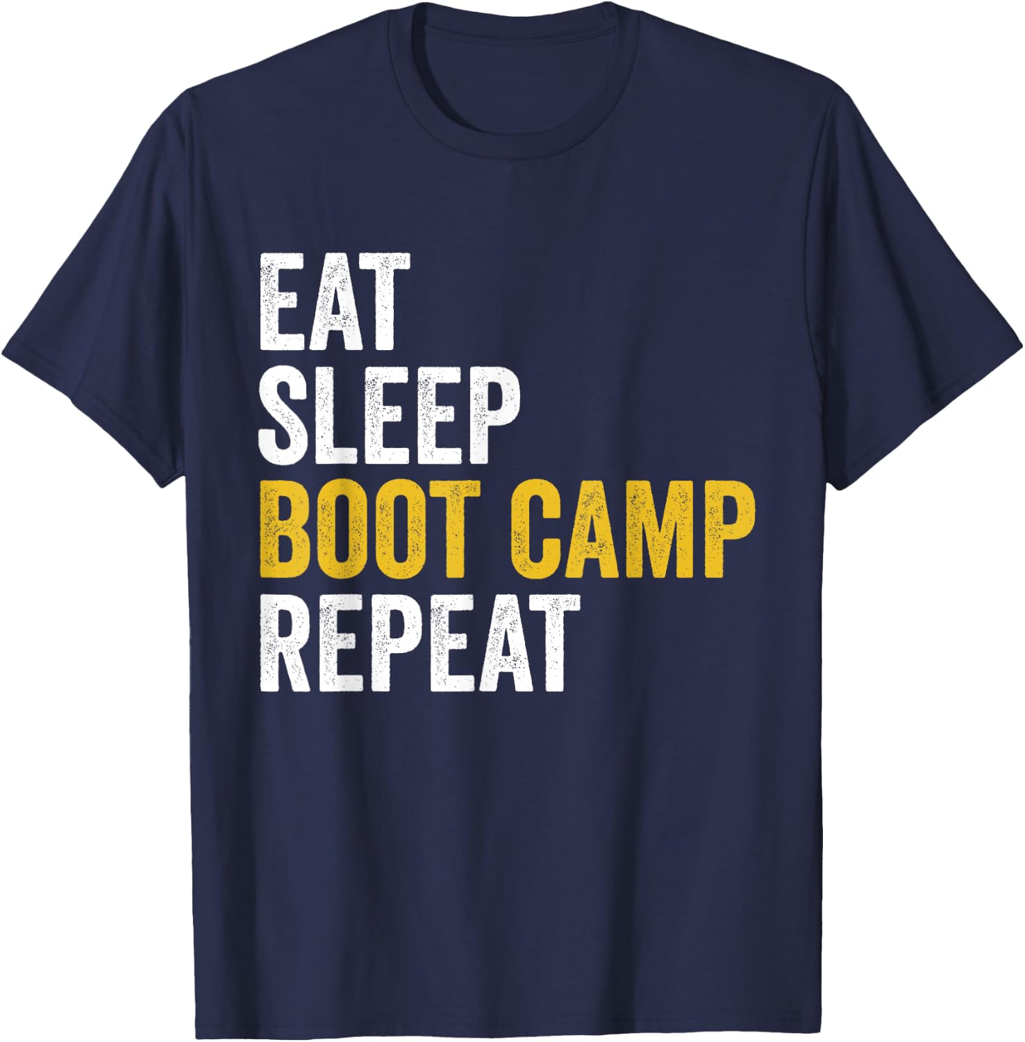 Boot Camp Military Bootcamp Fitness T-Shirt - T-Shirt | Navy