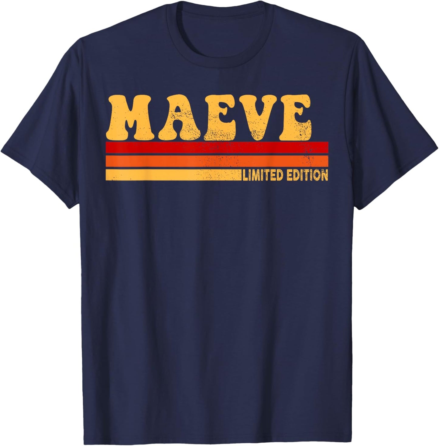 Maeve Name Personalized Cute Idea Women Vintage Maeve T-Shirt - T-Shirt | Navy