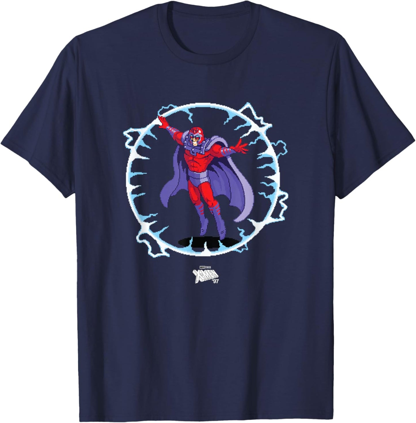 Marvel X-Men '97 Magneto Vintage Classic Comic Villain T-Shirt - T-Shirt | Navy