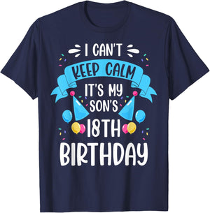It's My Son 18th Birthday It's My Son's 18th Birthday T-Shirt - T-Shirt | Navy