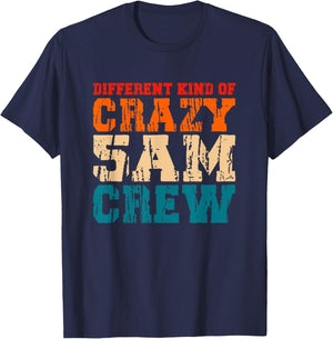 Workout Squad 5 AM Crew Funny Gym Saying Vintage T-Shirt - T-Shirt | Navy