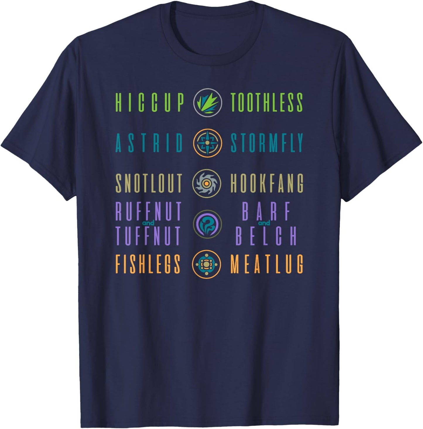 How to Train Your Dragon 3 Hidden World Rider Dragon T-Shirt - T-Shirt | Navy