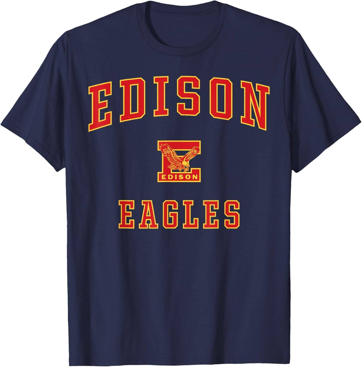 Edison High School Eagles T-Shirt - T-Shirt | Navy