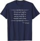 Shakespeare Dreams Are Made On Tempest Quote T-Shirt - T-Shirt | Navy