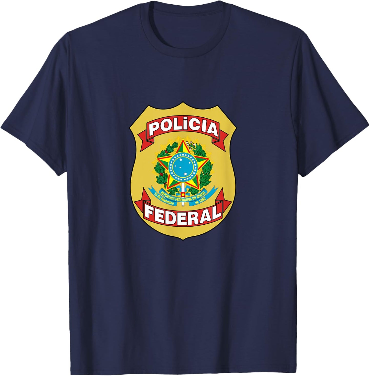 Policia Federal do Brasil T-Shirt - T-Shirt | Navy