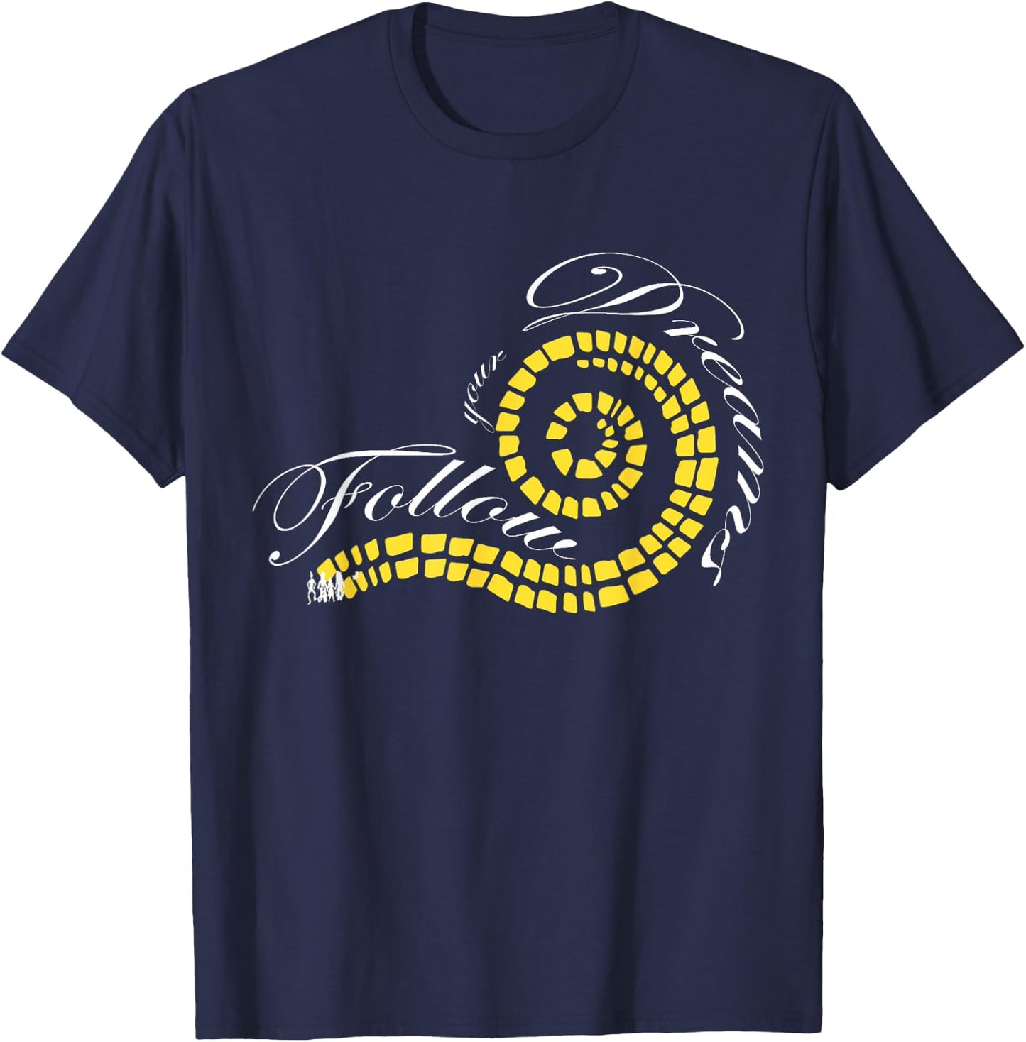 Follow Your Dreams The Wonderful Wizard of Oz Quote T-Shirt - T-Shirt | Navy