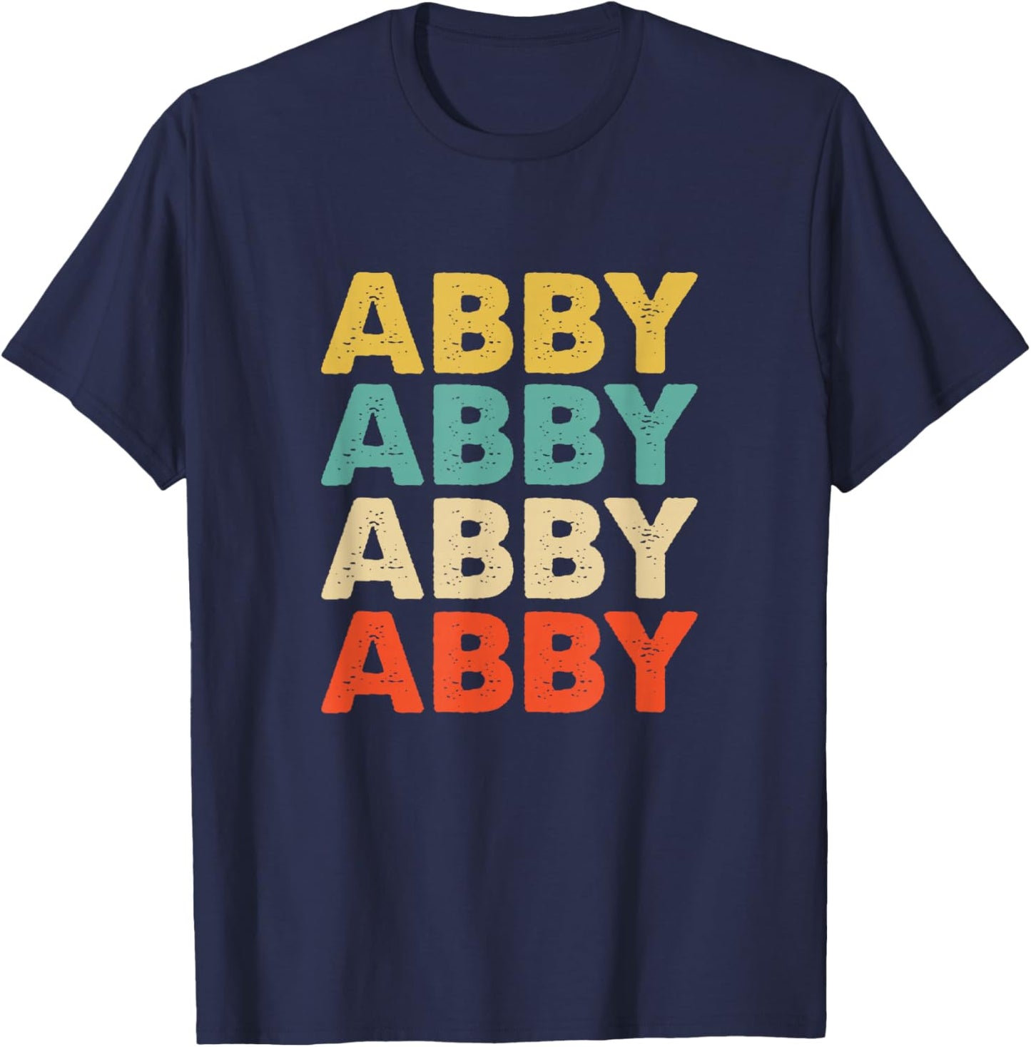Abby Name T-Shirt - T-Shirt | Navy