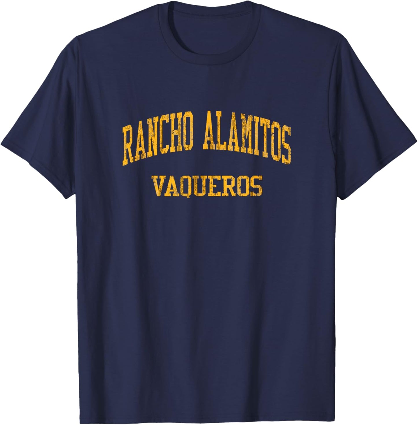 Rancho Alamitos High School HS Garden Grove CA Vintage Sport T-Shirt - T-Shirt | Navy
