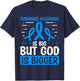 Tuberous Sclerosis Awareness God Is bigger TSC Ribbon T-Shirt - T-Shirt | Navy