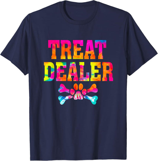 Dog Treat Dealer Humor Dog Owner Dog Treats Dog Lover T-Shirt - T-Shirt | Navy