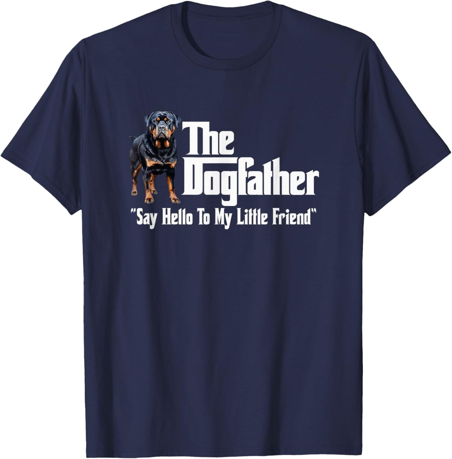 The Rottweiler Dogfather T-Shirt - T-Shirt | Navy