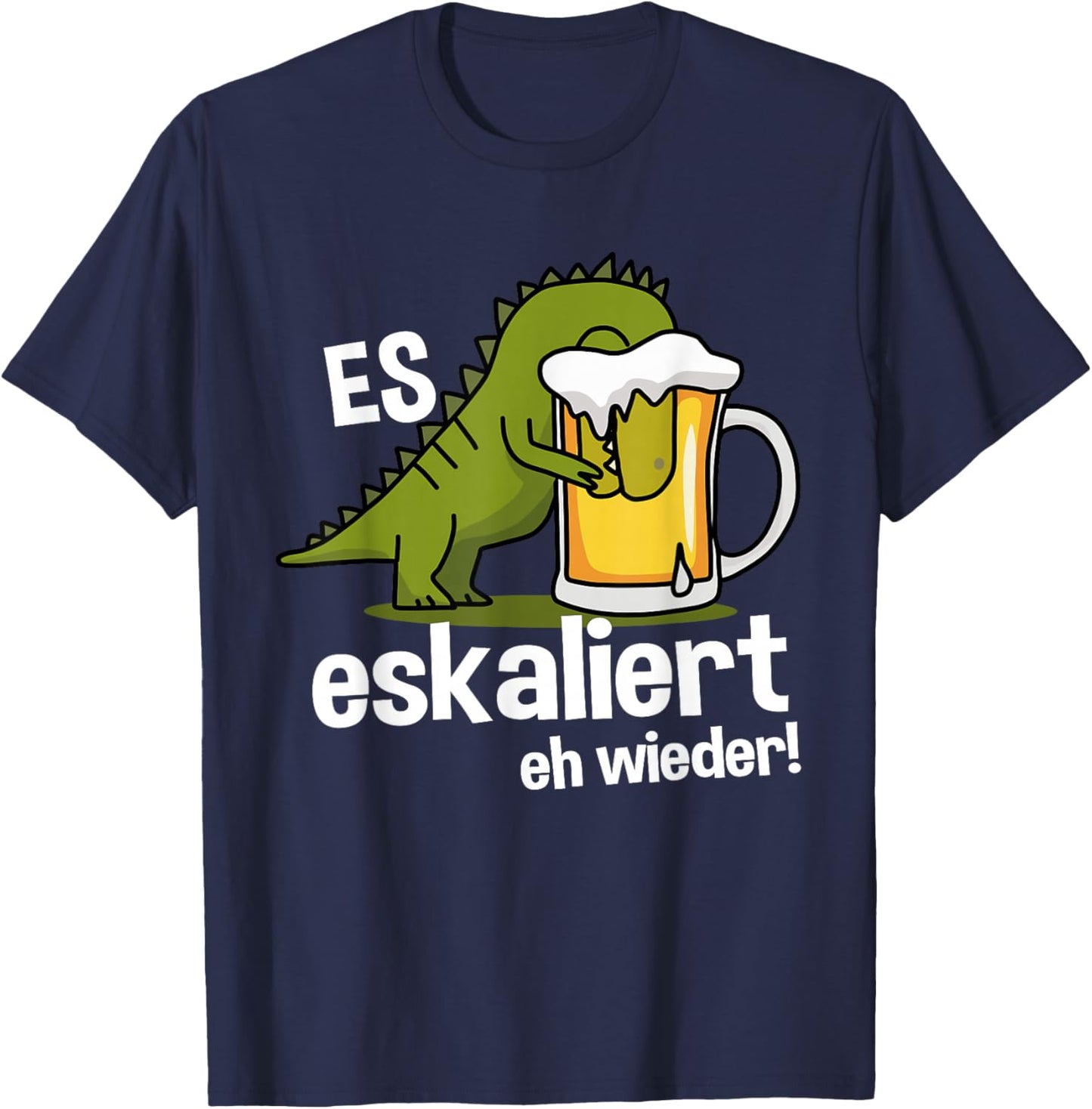 in Schwarz, , Kurzarm, Klassisch, S, EU 40.5 T-Shirt - T-Shirt | Navy