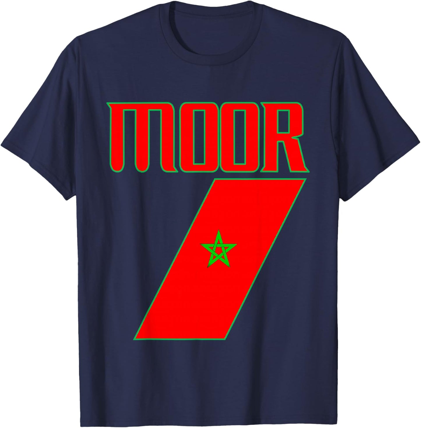 Moorish American 7 T-Shirt - T-Shirt | Navy