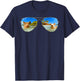 The Bahamas Pigs Swimming Sunglasses Caribbean Beach Summer T-Shirt - T-Shirt | Navy