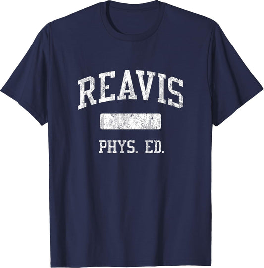 Reavis High School HS Burbank IL PHYS Ed T-Shirt - T-Shirt | Navy
