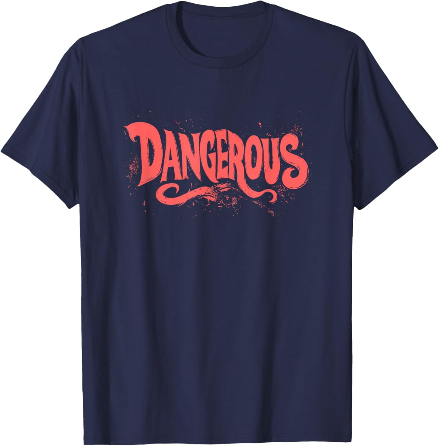 Nice Dangerous Logo T-Shirt - T-Shirt | Navy