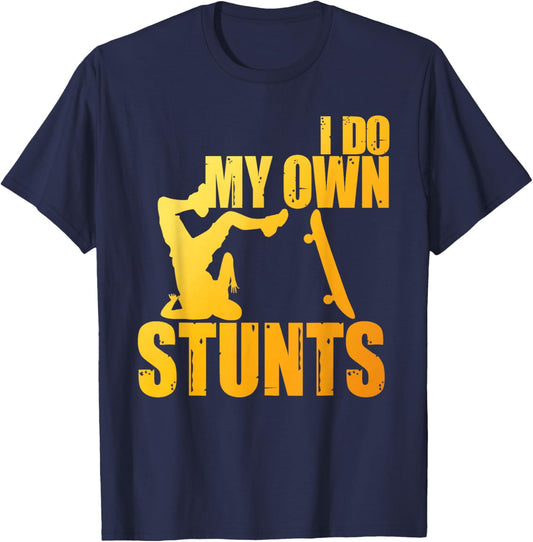 Skateboard Art Women Kids Skateboard Skateboarding T-Shirt - T-Shirt | Navy