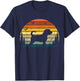 Puggle Vintage Retro Dog Pet Lover Gift Men Women Girls Kids T-Shirt - T-Shirt | Navy