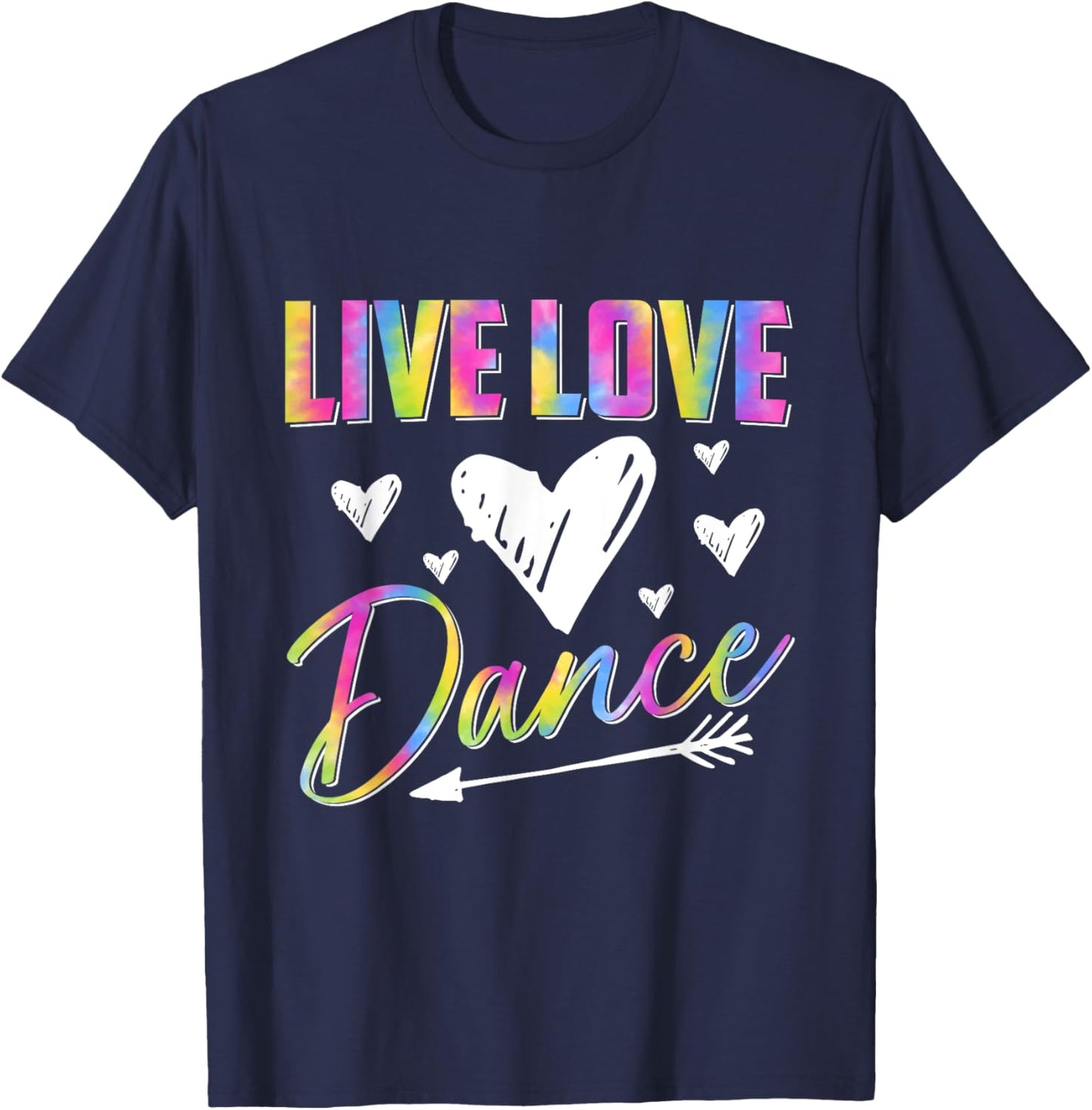 Funny Dancer Dancing Girls Live Love Dance Girls T-Shirt - T-Shirt | Navy