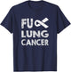 Fuck Lung Cancer T-Shirt - T-Shirt | Navy
