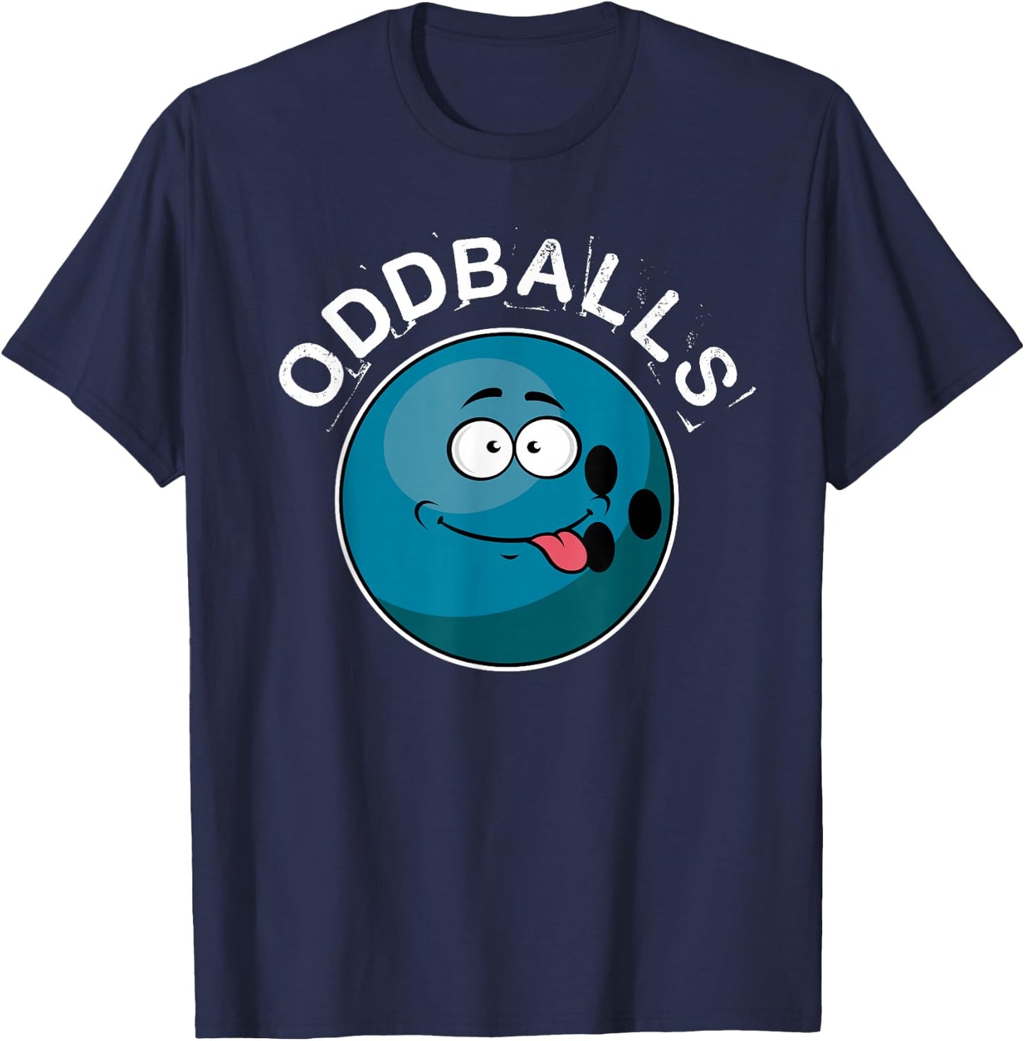 Oddballs Funny Bowling Women Or Kids T-Shirt - T-Shirt | Navy