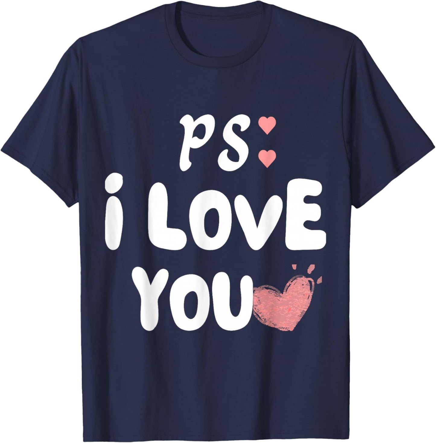 Ps I Love You Purple Day T-Shirt - T-Shirt | Navy