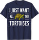 Russian Tortoise Gift African Sulcata Habitat T-Shirt - T-Shirt | Navy
