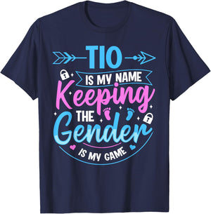 Keeper of the Gender Quote for a Keeper of the Gender Uncle T-Shirt - T-Shirt | Navy