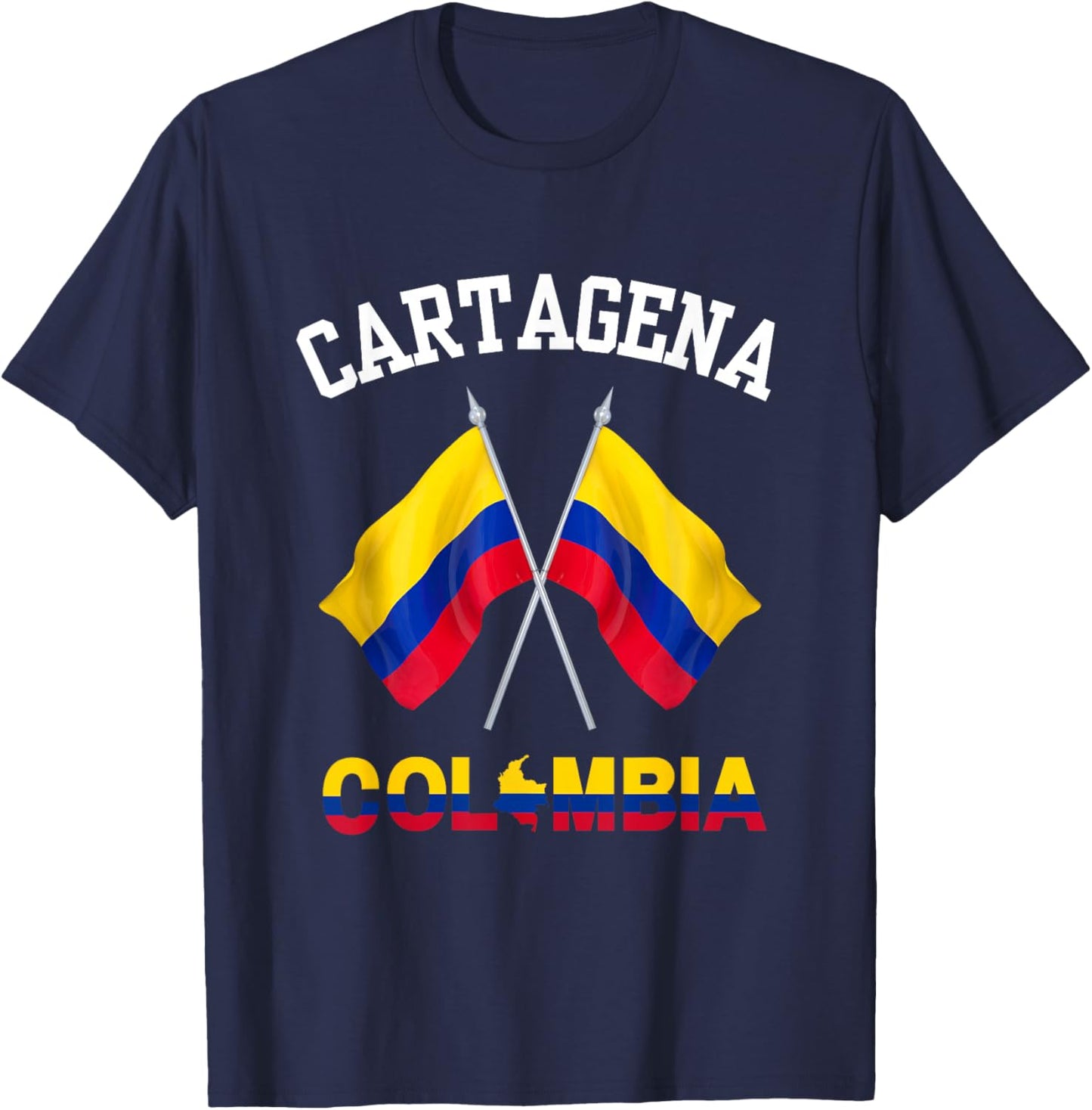 Colombia Cartagena T-Shirt - T-Shirt | Navy