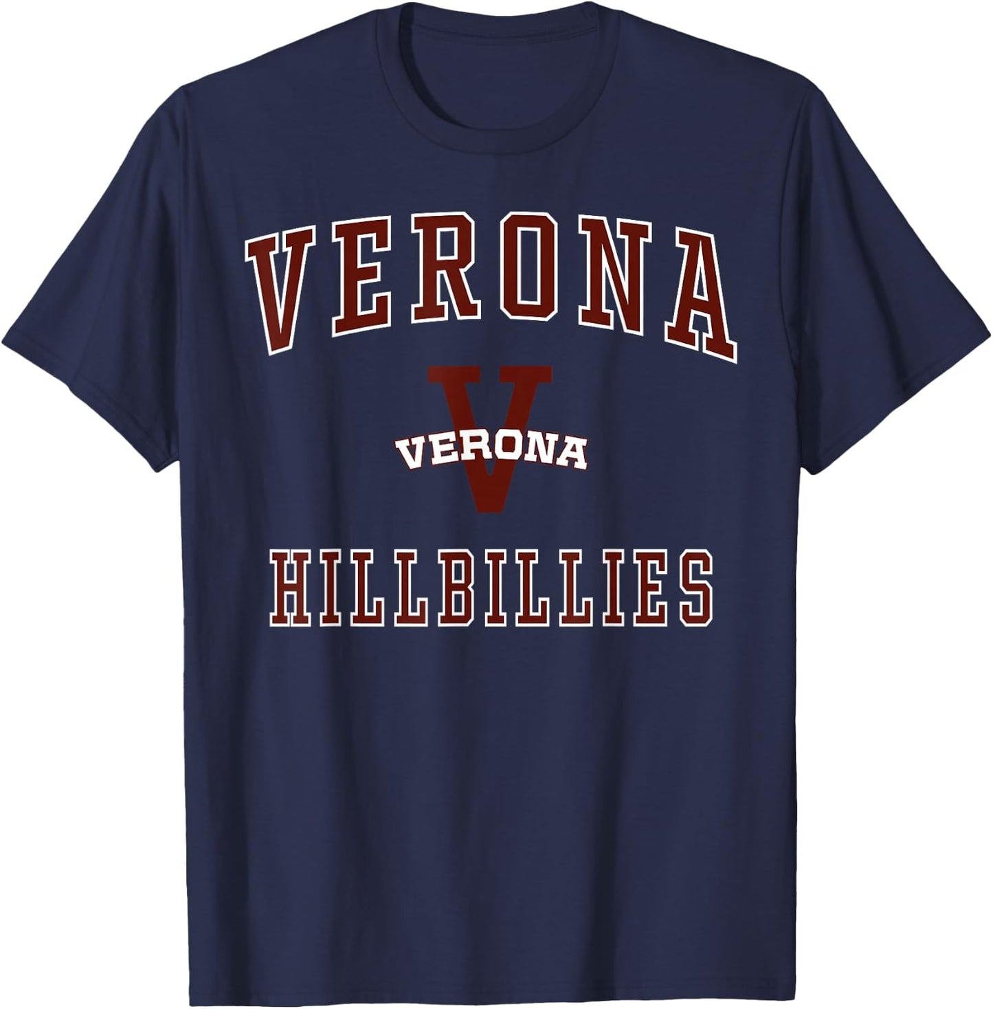 Verona High School Hillbillies T-Shirt - T-Shirt | Navy