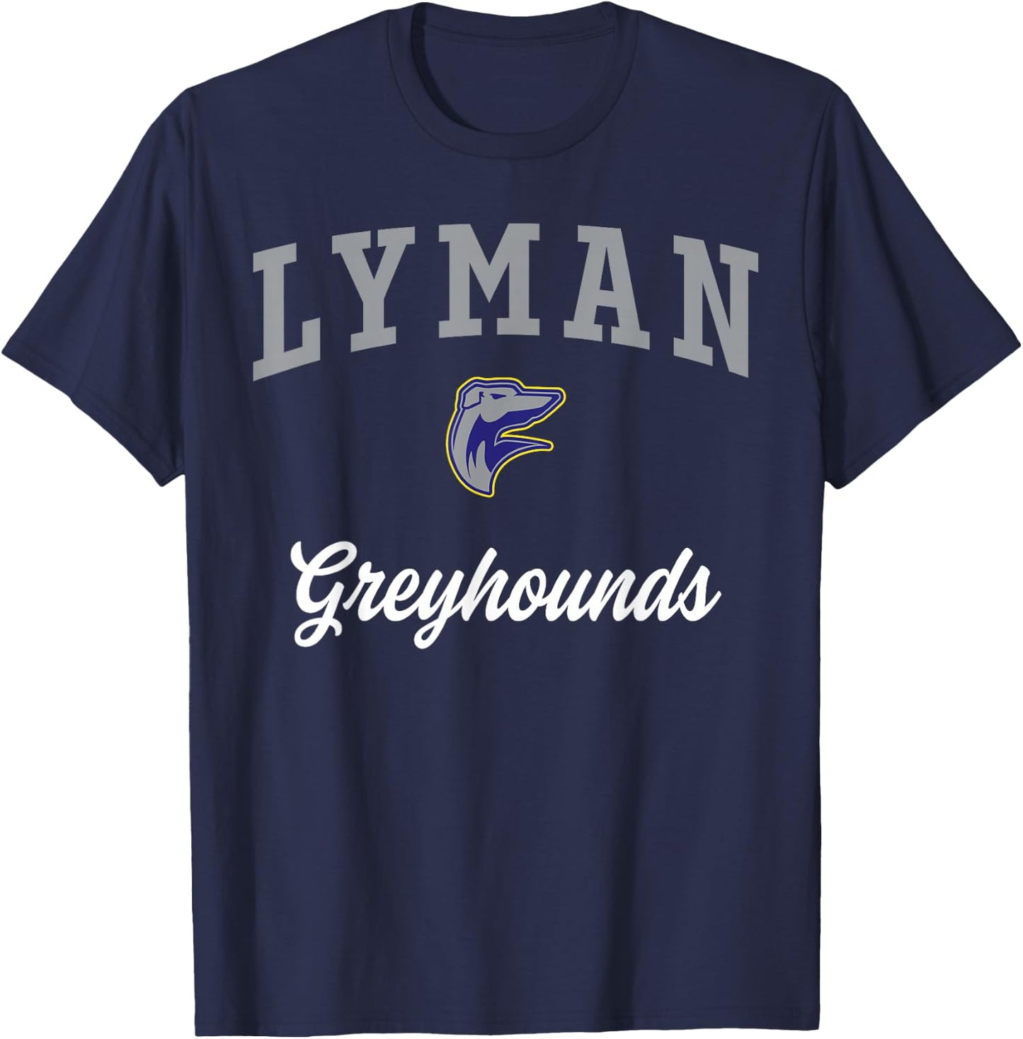 Lyman High School Greyhounds T-Shirt - T-Shirt | Navy