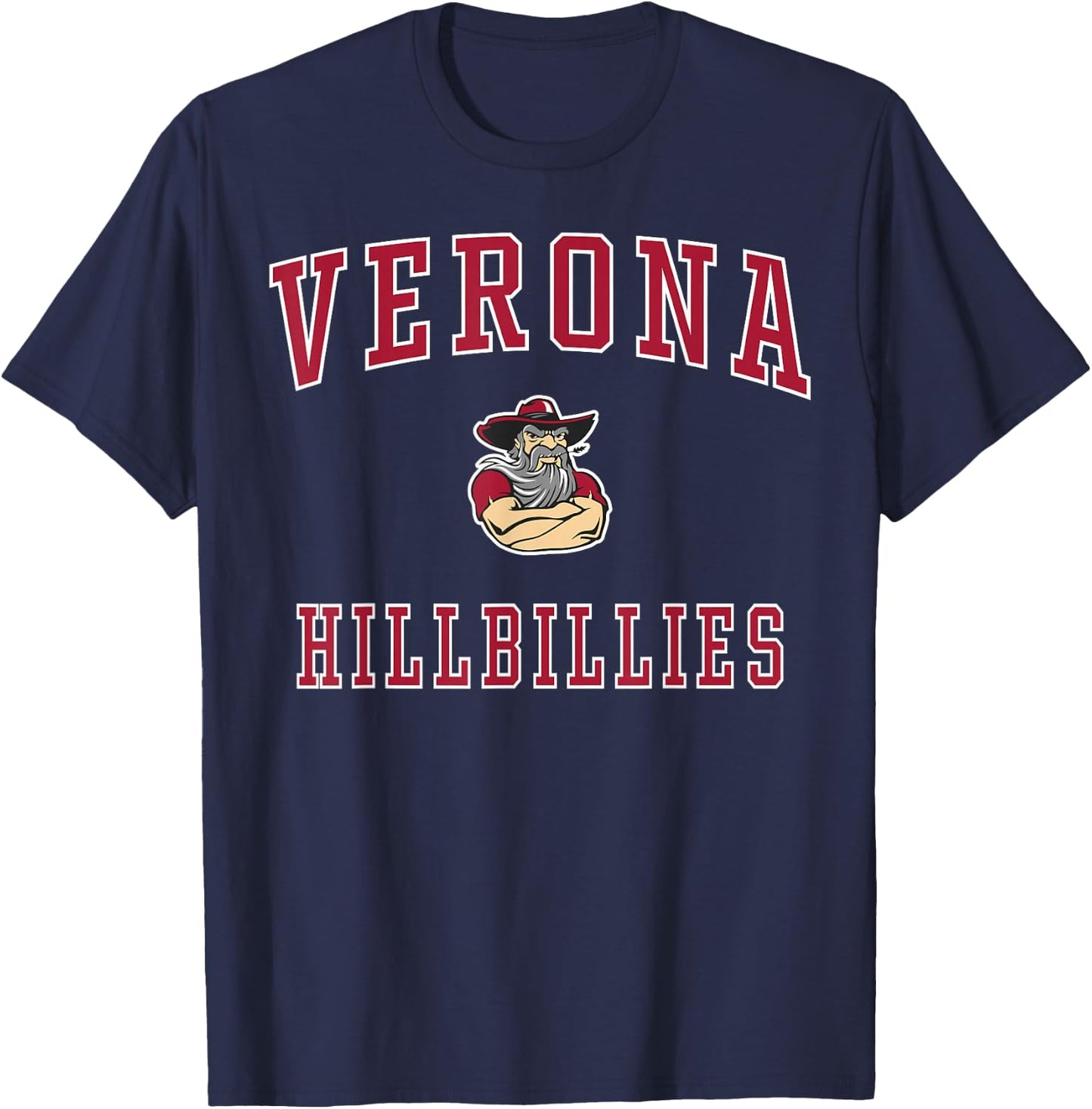 Verona High School Hillbillies T-Shirt - T-Shirt | Navy