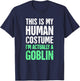 Goblin Fantasy Creature Medieval Goblin Creature / Fantasy World Hobgoblin Goblin T-Shirt - T-Shirt | Navy