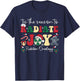 Tis The Season To Radiate Joy Radiation Oncology Christmas T-Shirt - T-Shirt | Navy