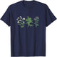 Vintage Botanical Beautiful Flower Lover Pun Gardener T-Shirt - T-Shirt | Navy