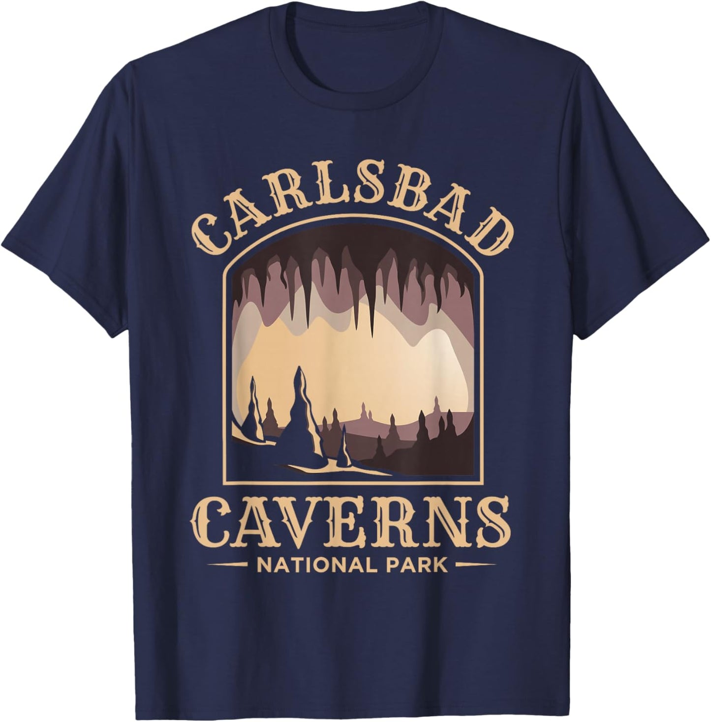 Carlsbad Caverns National Park US New Mexico T-Shirt - T-Shirt | Navy