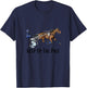Harness Racing. Standardbred Horse. Sulky Horse. Apparel T-Shirt - T-Shirt | Navy