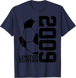 17th BIRTHDAY SOCCER LIMITED EDITION 2009 T-Shirt - T-Shirt | Navy