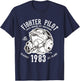 Fighter Pilot Helmet Army T-Shirt - T-Shirt | Navy